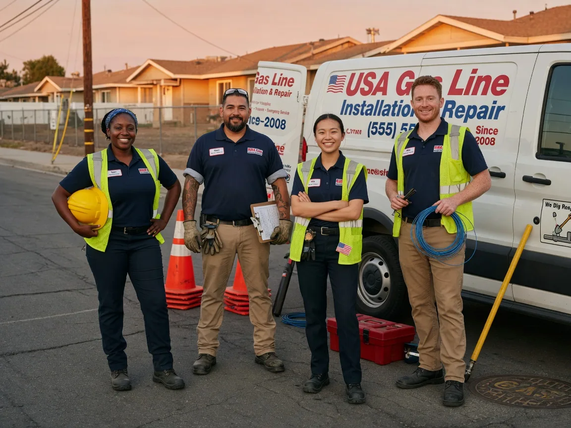 Gas Line Installation company in Purvis, MS